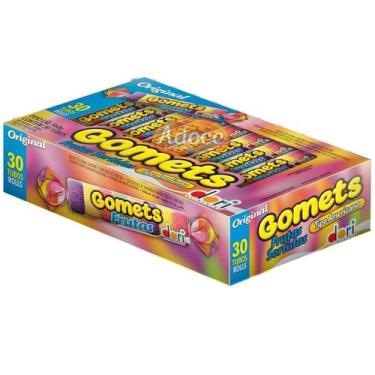 Imagem de Bala goma gomets tubo 30unx32g dori, FRUTAS