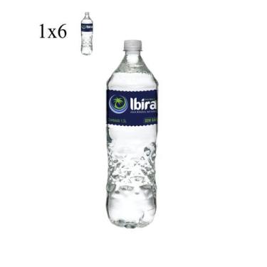 Imagem de Água Mineral Natural Ibirá Sem Gás Garrafa 1,5 L Pack com 6 Unidades -