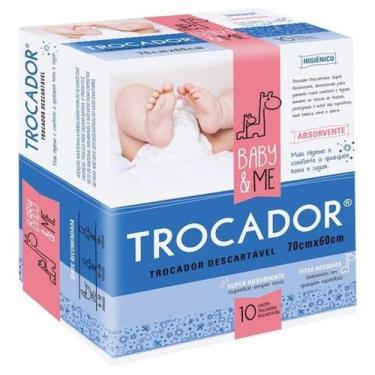 Imagem de Trocador Descartável Absorvente Baby & Me 10 Unid