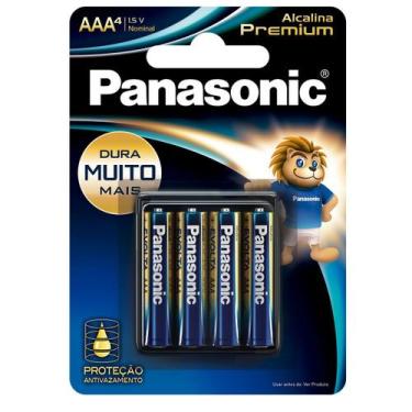 Imagem de Pilha Alcalina Premium Aaa Com 4 Lr03egr/4b96 - PANASONIC