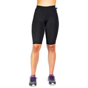 Imagem de Bermudas Fitness Suplex Feminina Cintura Alta Academia Pronta Entrega 