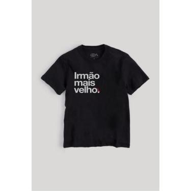 Imagem de Camiseta Infantil Irmão Mais Velho Reserva Mini, 08, Preto