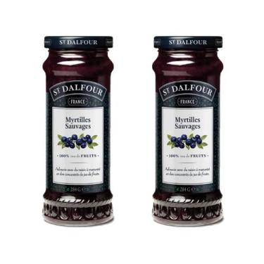 Imagem de Kit 2 Geleia Importada St Dalfour Mirtilo 284 Gramas - St. Dalfour