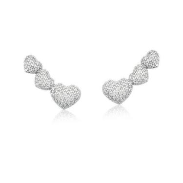 Imagem de Brinco Earcuff Coração de Sofia - Atelie FB