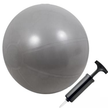 Imagem de Bola Suiça para Pilates e Ginástica 65cm Cinza Volllo - VOLLO SPORTS