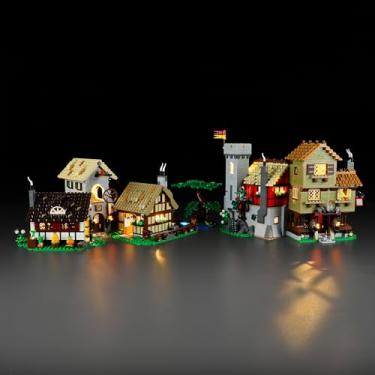 Imagem de Mililier LED Light Kit for Lego 10332 Medieval Town Square Set, Compatible with Lego 10332 Building Blocks Model(Not Include Blocks Set)