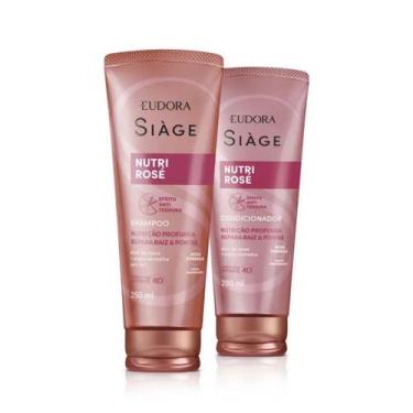 Imagem de Combo Siàge Nutri Rosé: Shampoo 250ml + Condicionador 200ml - EUDORA