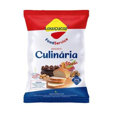 Imagem de 2 Adoçantes De 1Kg Cada Em Pó Forno e Fogão Com Stevia - Lowçucar