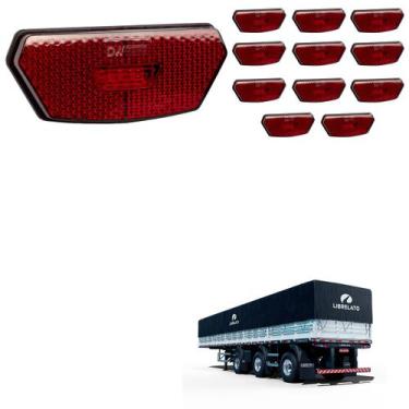 Imagem de 12 Lanterna Diamante Librelato LED Rubi Saída Fios - DW Componentes