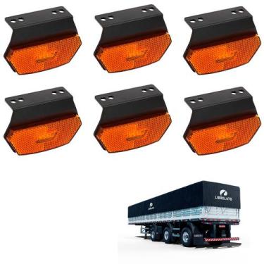 Imagem de 6 Lanterna Diamante Librelato LED Âmbar C/ Supt. - Fio - DW Componente