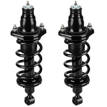 Imagem de Conjunto de amortecedor traseiro com mola de bobina para Acura EL 2001-2003, Honda Civic 2001-2005 exclui modelos SI/SIR, substitui 171340R 171340L, esquerda e direita, 2 peças