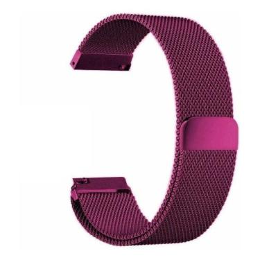 Imagem de Kit 2 Pulseiras em Metal / Aço - Magnética compatíveis com Amazfit GTS