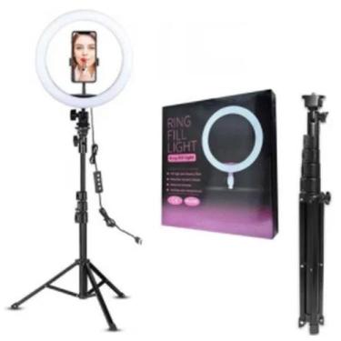 Imagem de Ring Light Led 10 Polegadas 26cm Com Trípe Para Youtubers - Alex Cuiab