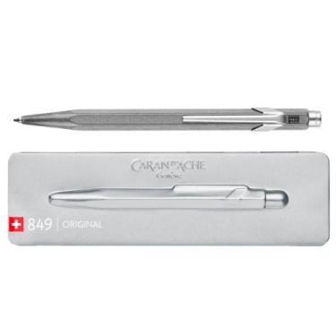 Imagem de Caneta Esferográfica Caran D'ache 849 Original Prata - CARAN DACHE