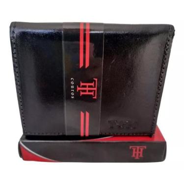 Imagem de Carteira Masculina Clássica Couro Legitimo Pequena Homem TH601 - TH Co