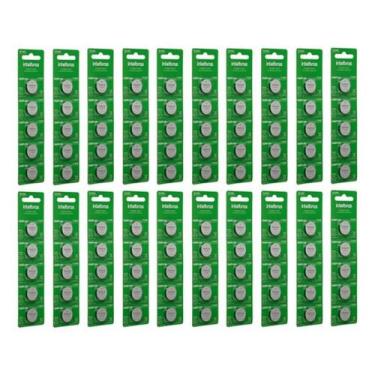 Imagem de Kit 100 Baterias Pilha Botão 3v 220 Mah Cr 2032 Intelbras
