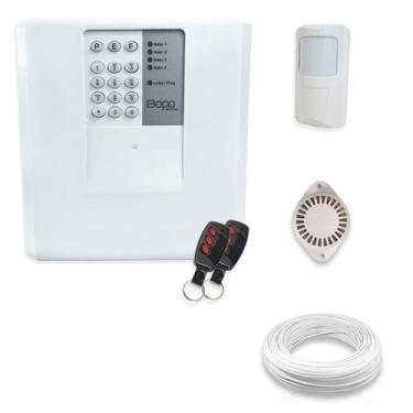 Imagem de Kit Alarme Residencial Bopo 1 Sensor Sem Fio e Discadora - Bopo Eletrô