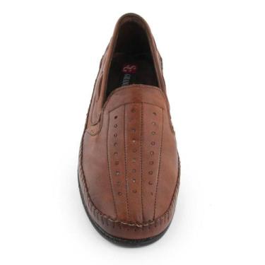 Imagem de Mocassim Masculino Couro Casual Confortável Costurado Estilo - Granado