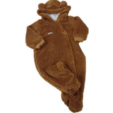 Imagem de Macacão Duplo Pelo Luxo Paraiso Bebê Menino Inverno Rf 14528 - Paraíso