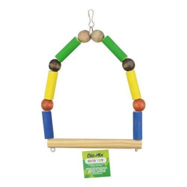 Imagem de Brinquedo para Calopsita e aves Trapézio Arco Médio - Bio Mix