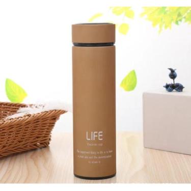 Imagem de Garrafa Térmica Portátil 500ml Aço Inox - VTR, dourado