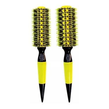 Imagem de Kit Com 2 Escovas Evas Cms 3003 E 3004 Ceramic Profissional, Verde
