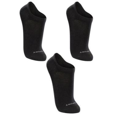 Imagem de Kit Meia Lupo 3 Pares Soquete, Preto, 37/40