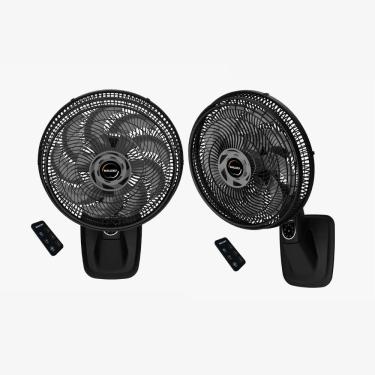 Imagem de Kit Mallory - 2 Ventiladores Parede Smart Control 40Cm Diâmetro Com Controle Pr-Gr - 127V