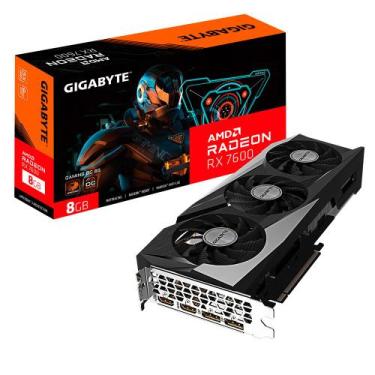 Imagem de Placa de Vídeo Gigabyte Radeon RX 7600 Gaming OC 8GB GDDR6 128 bits, P