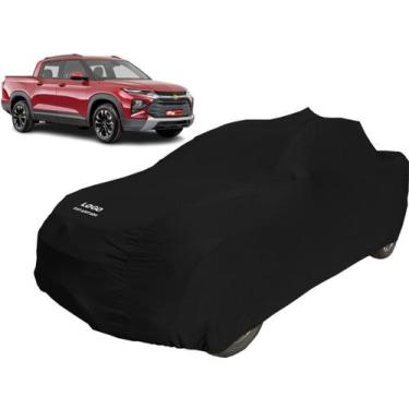 Imagem de Capa Proteger Carro Pick-up Chevrolet Montana Cabine Dupla - Mz, Preta