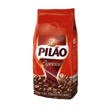 Imagem de Café Expresso Torrado em Grãos Pilão 1Kg