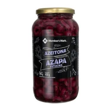 Imagem de Azeitona Preta Fatiada  Vidro 450g - members mark