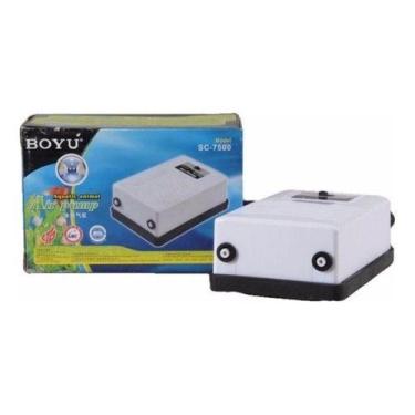Imagem de Compressor De Ar Boyu/jad Sc-7500 P/ Aquario 2 Saidas 3 Vel - BOYU / J