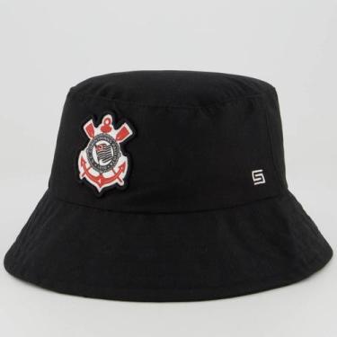 Imagem de Bucket Corinthias Hat Preto - Supercap, Único