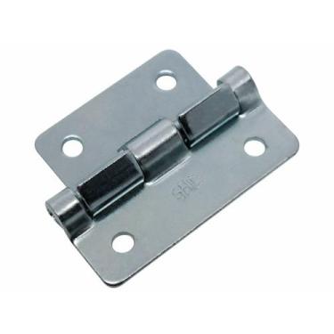 Imagem de Dobradiça 4 Furos Aço Zincado D1 Santo Angelo Para Case Baú