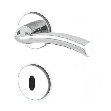 Imagem de Fechadura Interna Handy Antioxy 55mm R528 Aço Inox 304 Cromado Haga