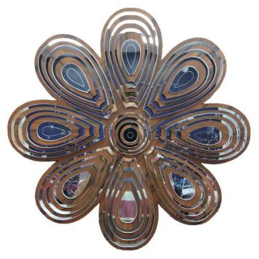 Imagem de Mandala Decorativa Ambiente Sala Quarto 45x45 38120 - CREATUS, marrom