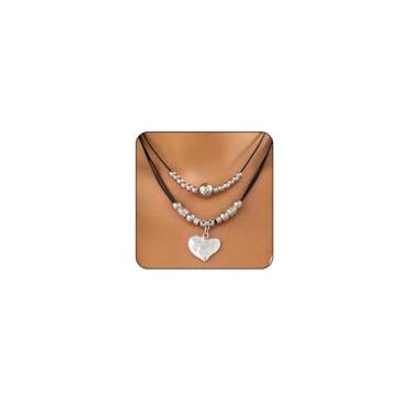 Imagem de Sora Tuki Colar de cowgirl, colar ocidental para mulheres, colar de caubói, colar country, joia de vaqueira, para mulheres, gargantilha ocidental, colar boho para mulheres, colar de couro com contas