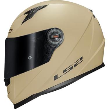 Imagem de Capacete Masculino Feminino Ls2 FF358 Bege Moto Esportivo (60)