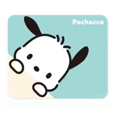 Imagem de Tapete de mouse retangular Peek-a-Boo da SanrioFriends - Oficialmente licenciado (PochaccoGreen)
