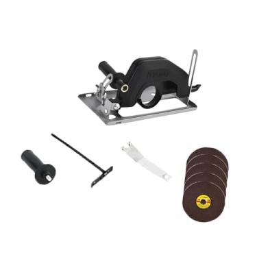 Imagem de IEUDNS Suporte para esmerilhadeira angular Suporte para esmerilhadeira angular Ferramenta para esmerilhadeira angular Ferramentas universais multifuncionais, com Lâmina de Serra de Metal