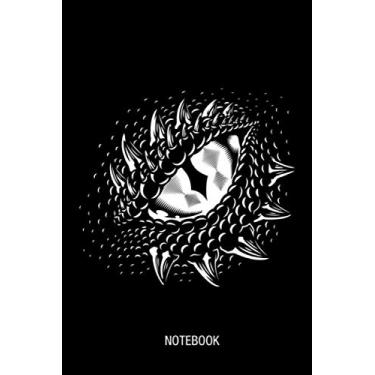 Imagem de Dragon Eye Or Alligator Eye It Is Really Awesome Journal Notebook Souvenir Diary: 100 Blank Ruled Pages 6x9 inch: Gators Or Snake Eye Mysterious ... Design Gifts And Souvenir, Back To School