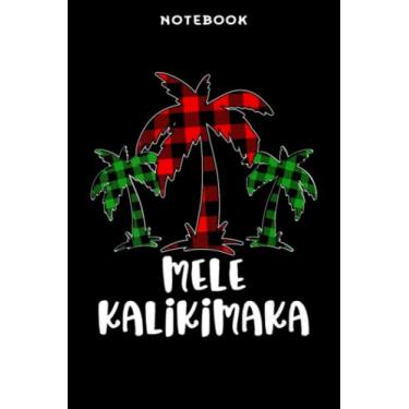 Imagem de Notebook Mēlē Kālikimākā Pālm Trēē Hāwāii Būffālō Plāid Christmās PJ Prēmiūm Sāÿing: 6" x 9", over 100 pages/Lined Journal,Management,Notebook Journal,Daily Organizer