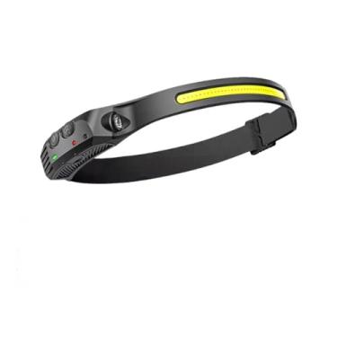 Imagem de ￼Lanterna de Cabeça Recarregável Led Corpo Motion Camping Torch Light Lamp Com Usb