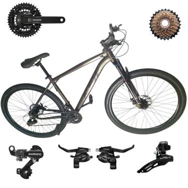 Imagem de Bicicleta Ksw Xlt 29 21v Aluminio Leve Mtb Freio Disco Suspensão 80mm SHIMANO-Unissex