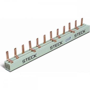 Imagem de Barramento Steck Trifasico 16 Disjuntores Din 80A S3F285B
