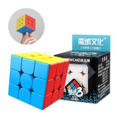 Imagem de Cubo 3x3x3  Para Estresse e Diversão Relaxante - Cubos e Cias