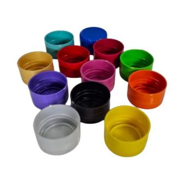 Imagem de Mil Peças Tampa 3cm Cores Mistas Para Tubete Lembrancinha - Russo Art