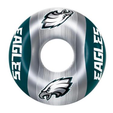 Imagem de BigMouth Boias infláveis para piscina Philadelphia Eagles 91 cm oficialmente licenciadas pela NFL Fan Gear, tubo interno para adultos e adolescentes