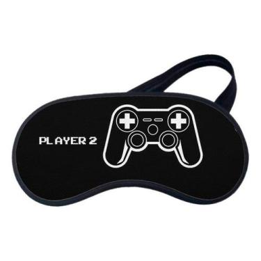 Imagem de Mascara De Dormir Play 2 Game Geek - Maluco por Canecas